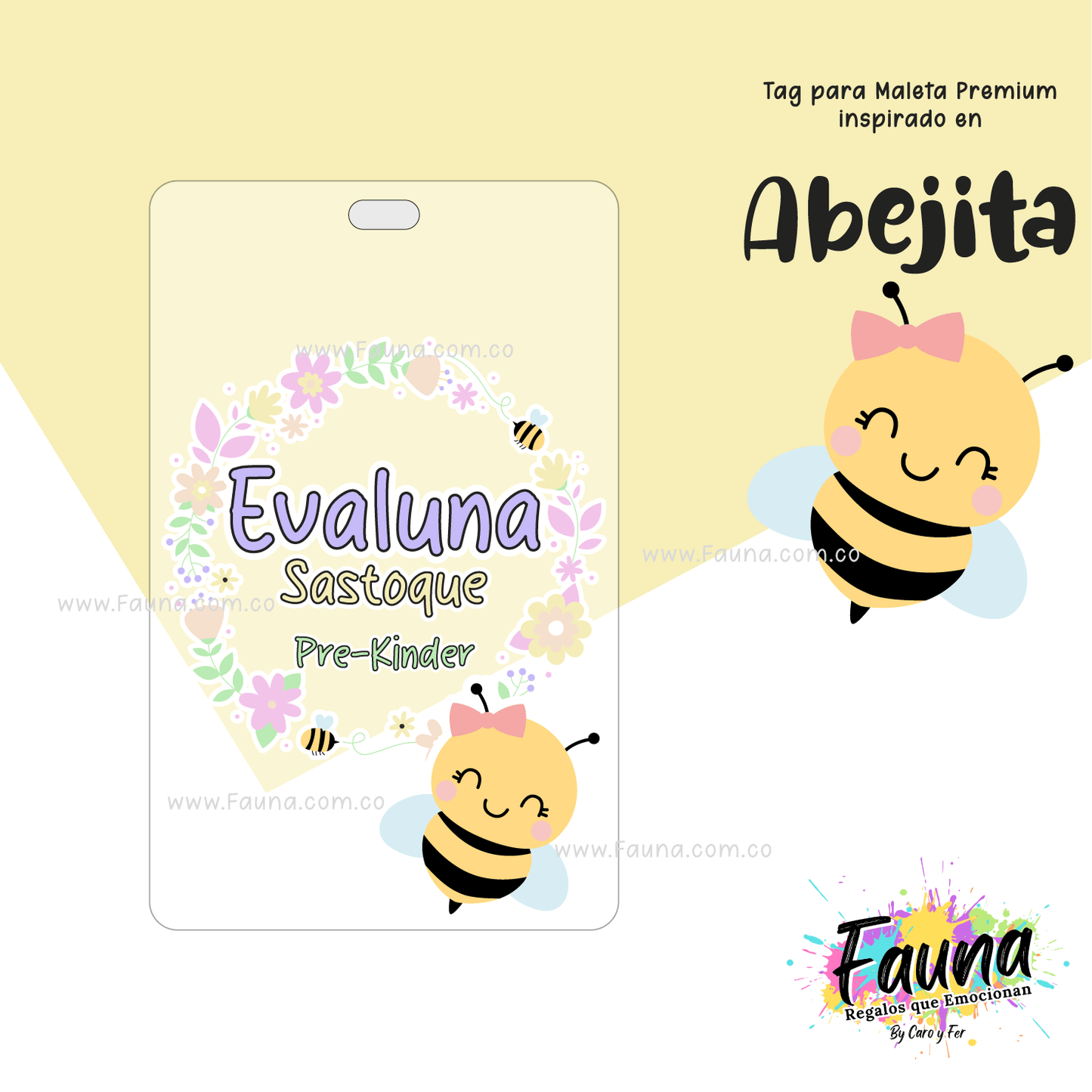 Etiquetas Escolares Premium Personalizadas – Abejita 🐝
