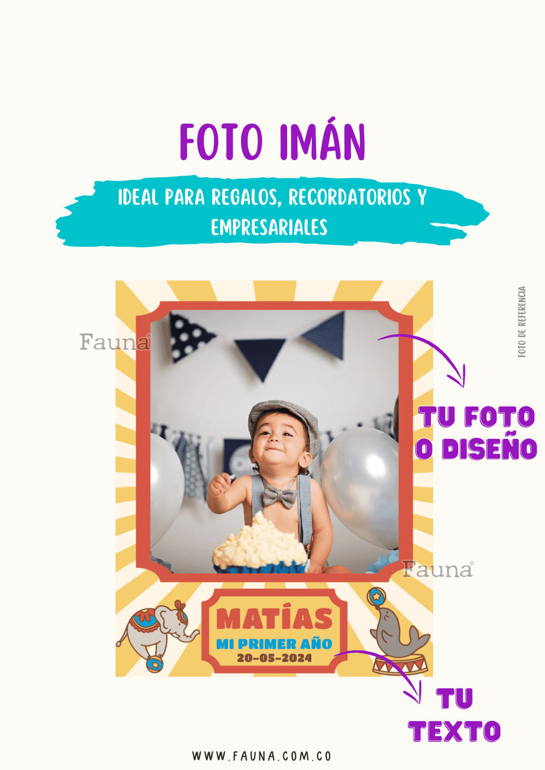 Foto Imán - Fauna Regalos que emocionan