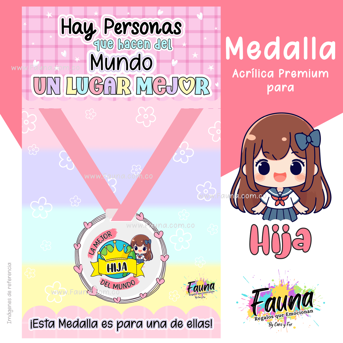 🏅 Medalla “La Mejor Hija del Mundo”