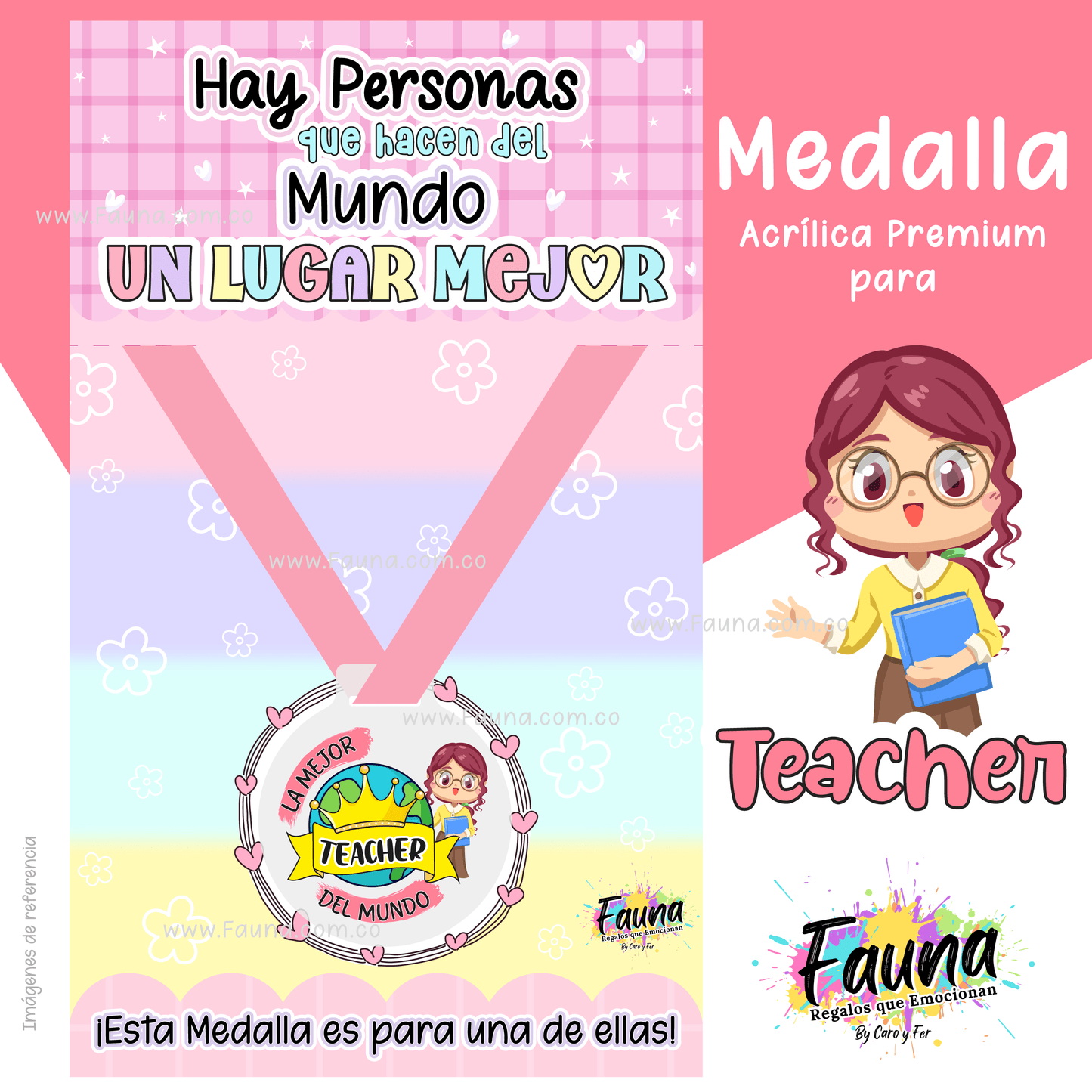 🏅 Medalla “La Mejor Teacher del Mundo”