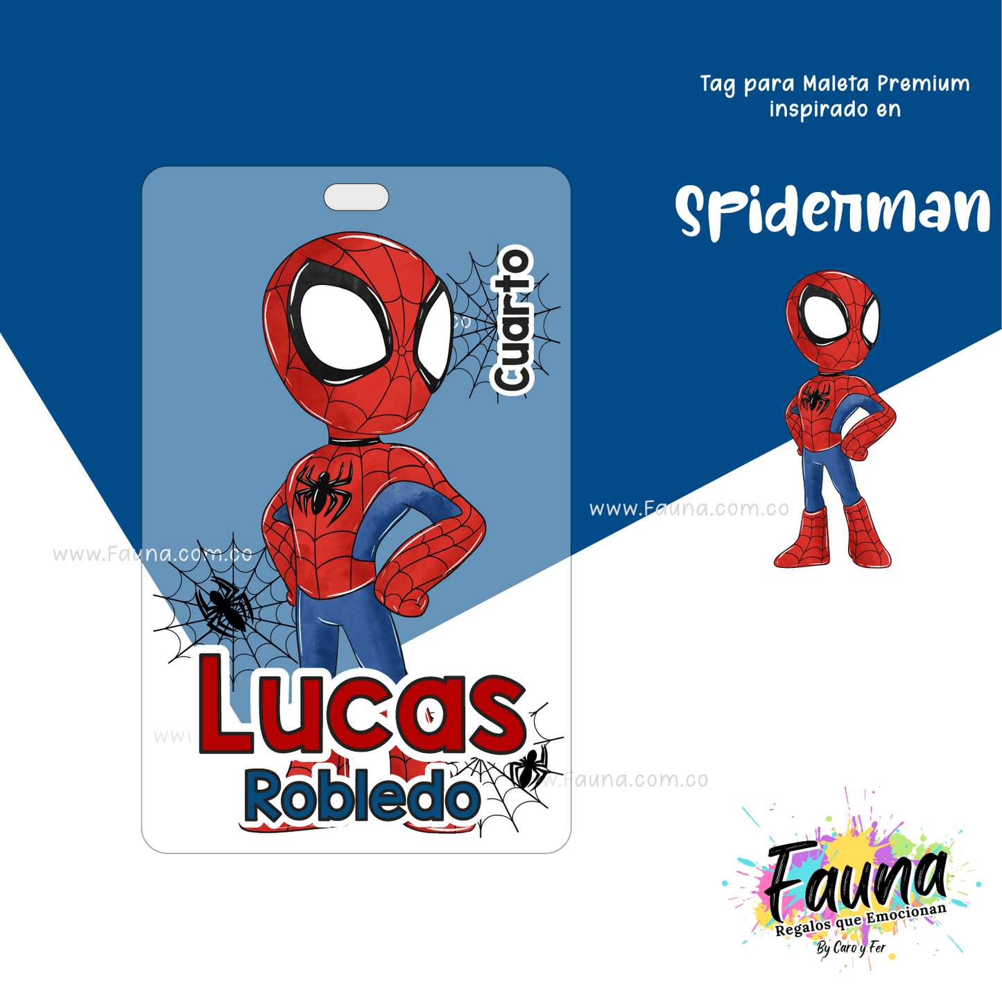 Etiquetas Escolares Premium Personalizadas – Spiderman 🕷️🕸️