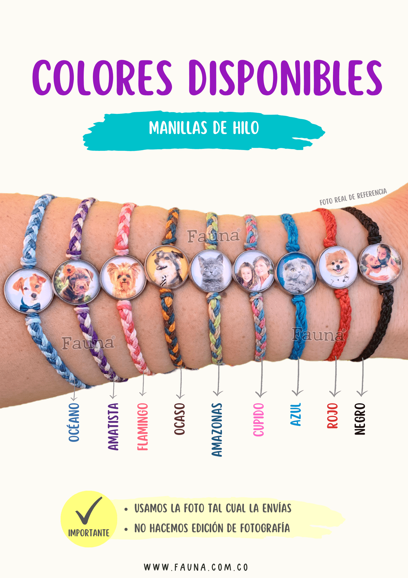 Combo Súper Premium Oso de Manillas Personalizadas (12 Manillas Individuales) - Fauna Regalos Personalizados