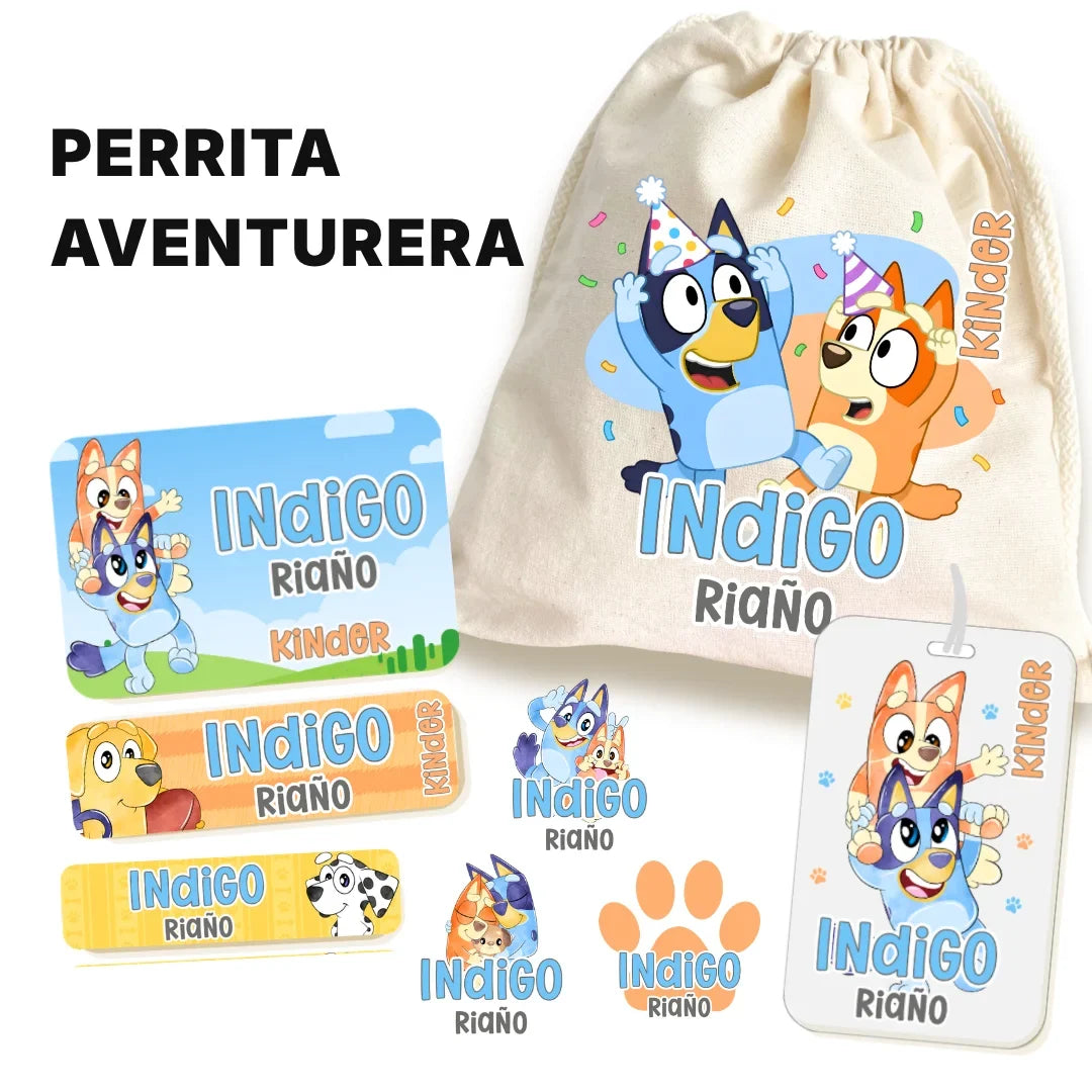 Etiquetas Escolares Unisex
