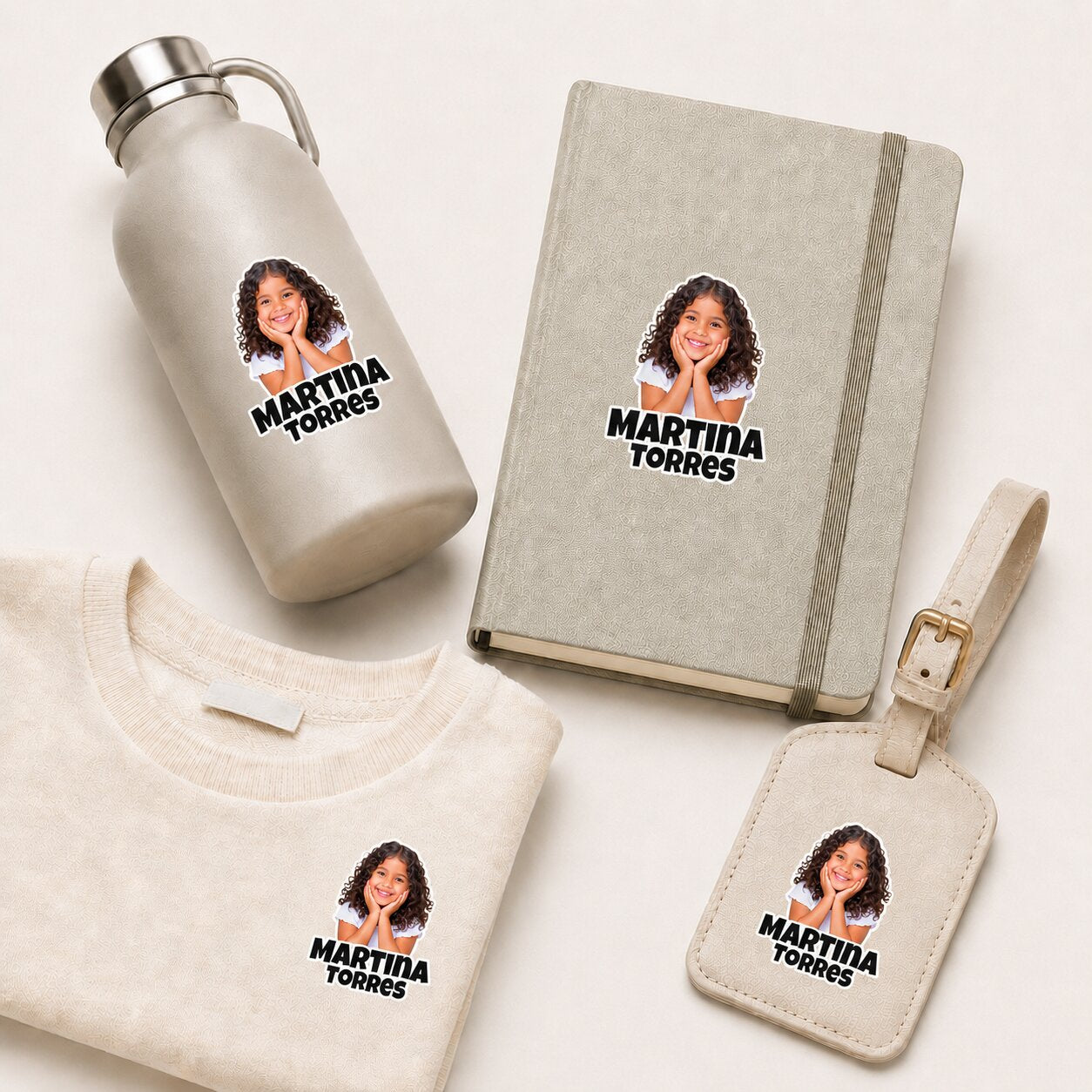 Etiquetas personalizadas con foto