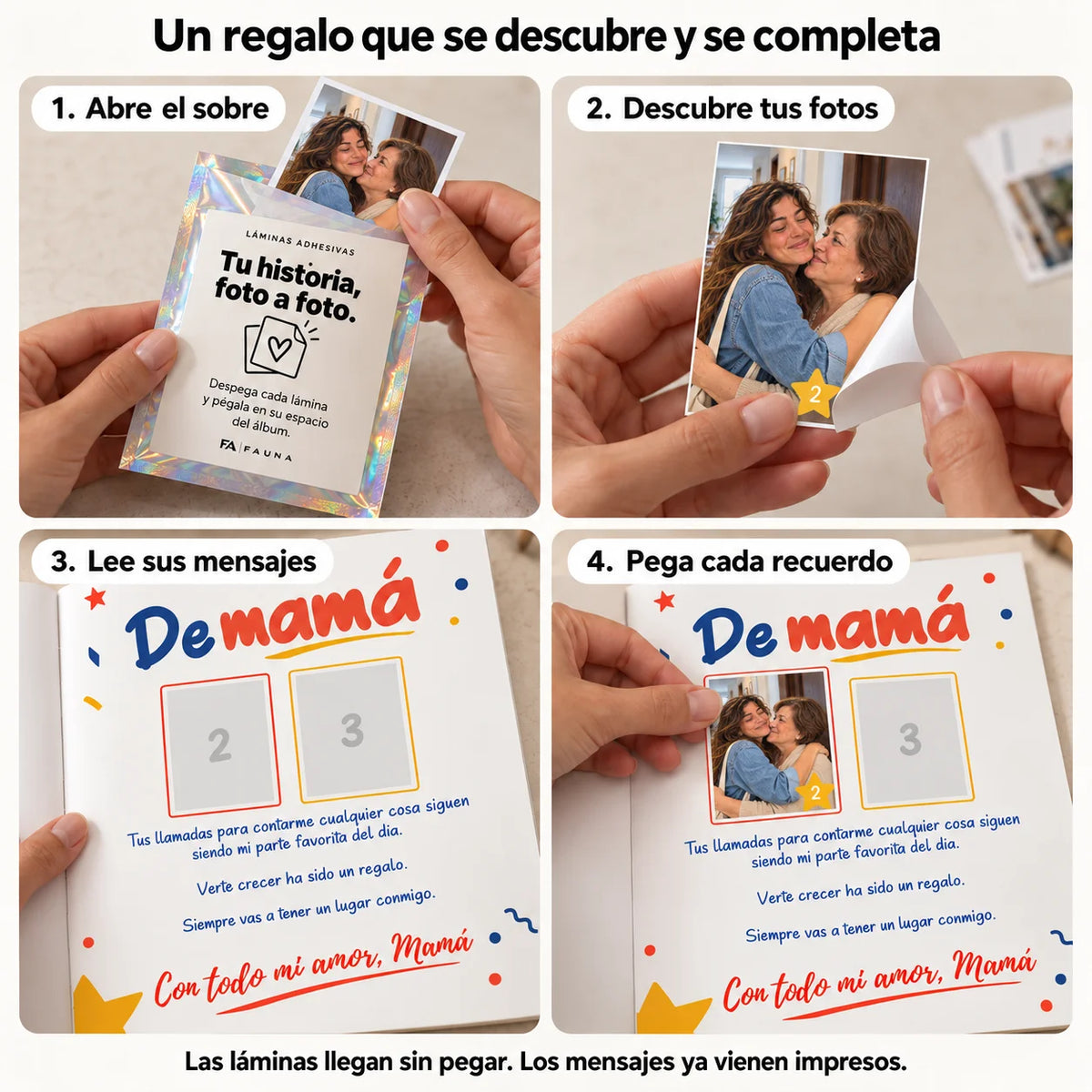 Álbum Personalizado con Fotos y Mensajes – De los que te Queremos | Fiesta