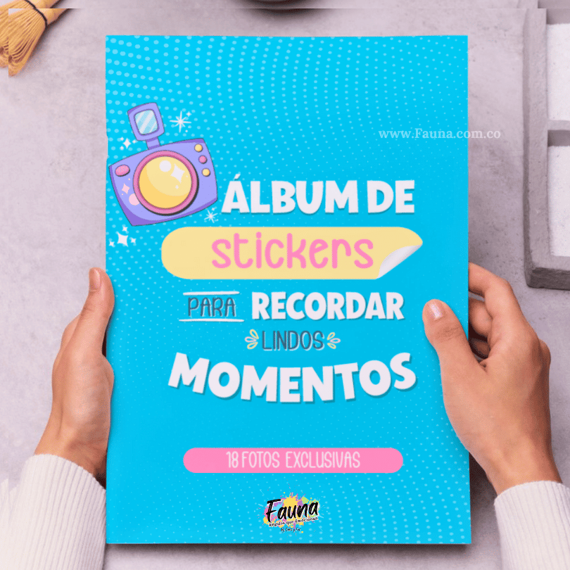 Álbum de Láminas para toda Ocasión Personalizado con 18 Fotos