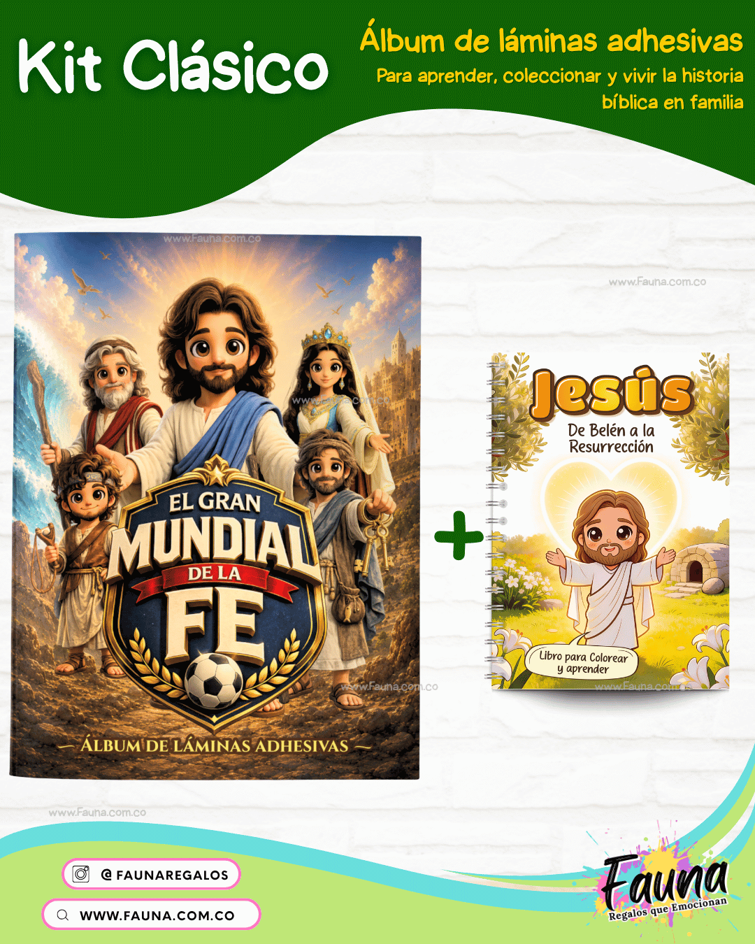 ⚽✨ El Gran Mundial de la Fe – Álbum de Láminas Bíblico para Niños (incluye todas las láminas)