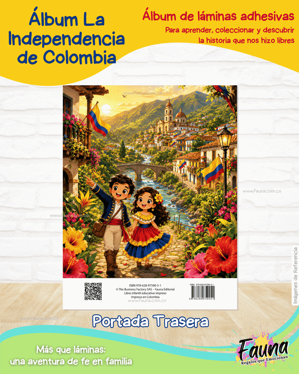 Colombia: Nuestra Historia en Stickers – Álbum de la Independencia para Niños