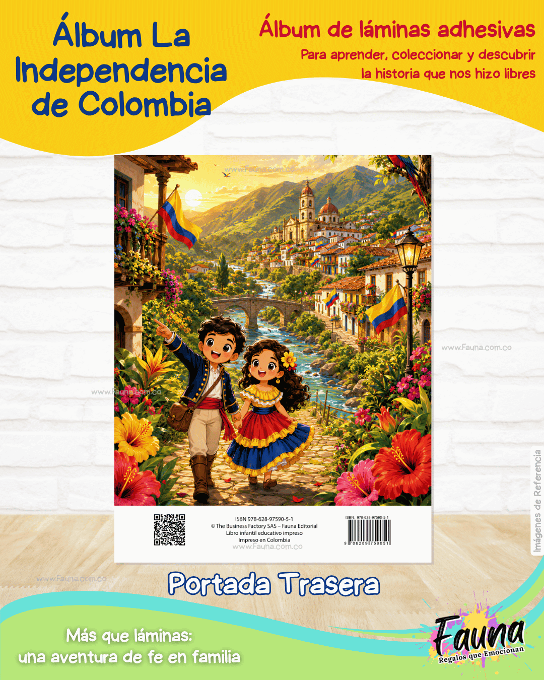 Colombia: Nuestra Historia en Stickers – Álbum de la Independencia para Niños
