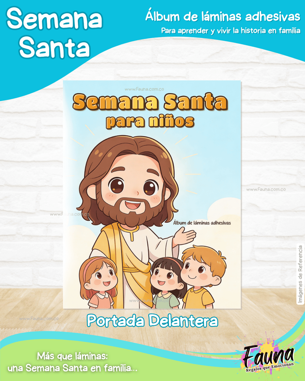 Álbum de Láminas de la Semana Santa 2026 – Para Niños (Incluye todas las láminas)