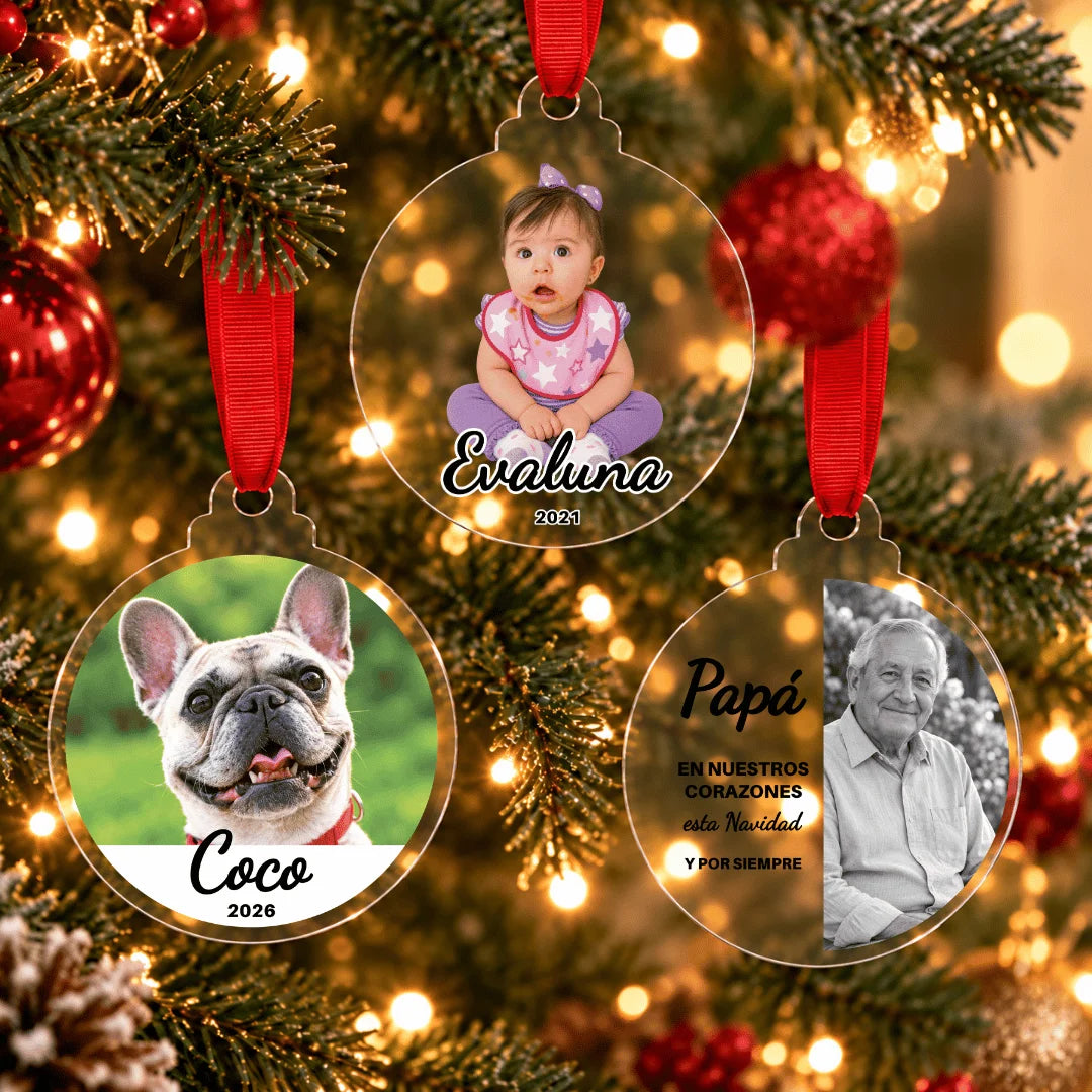 Mi Primera Navidad – Adorno Navideño Personalizado