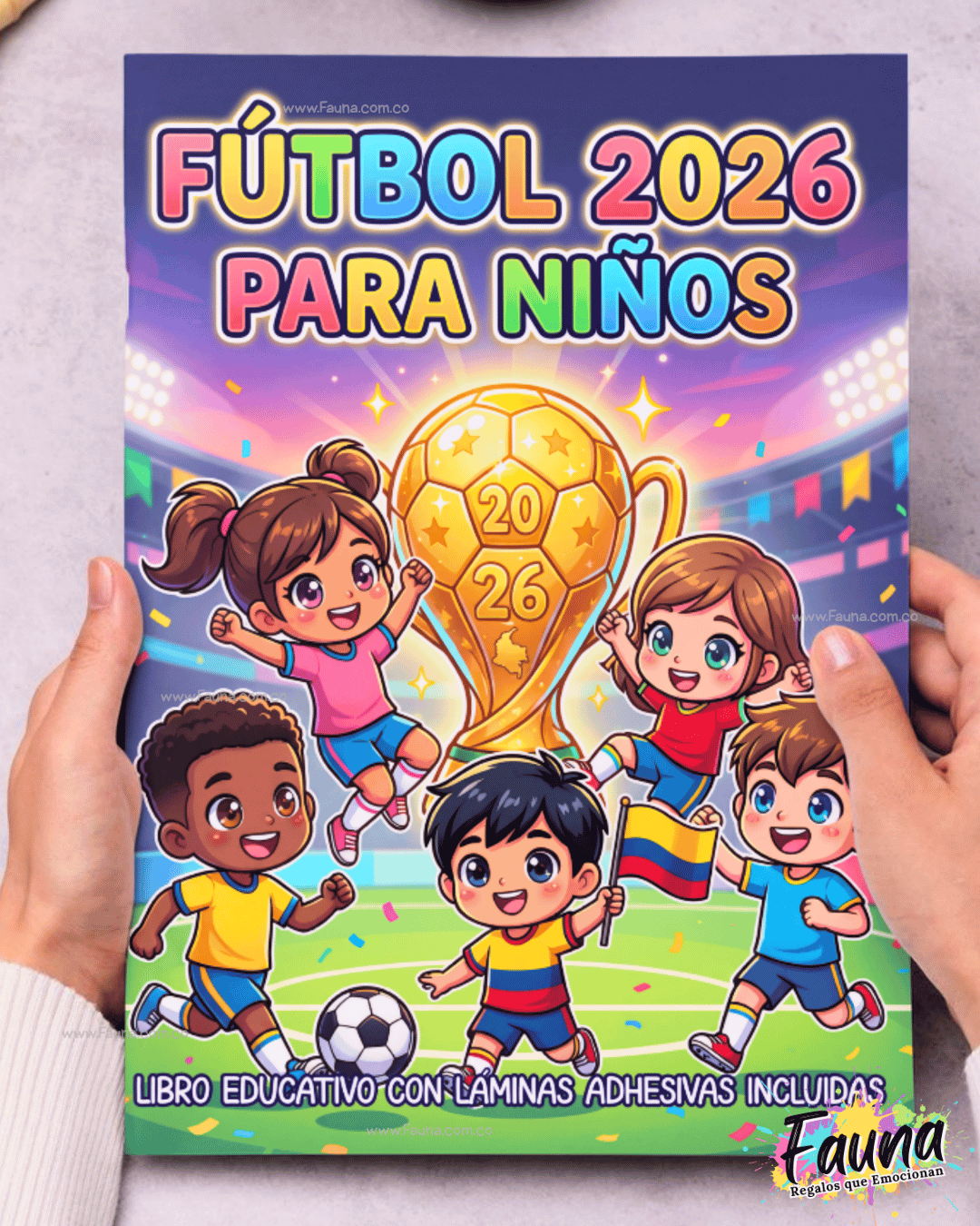 Álbum de Láminas de Fútbol 2026 para Niños (Incluye todas las láminas)