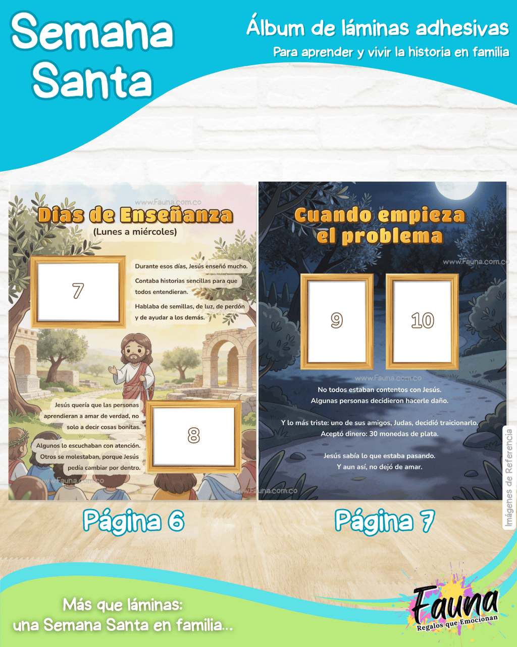 Álbum de Láminas de la Semana Santa 2026 – Para Niños (Incluye todas las láminas)