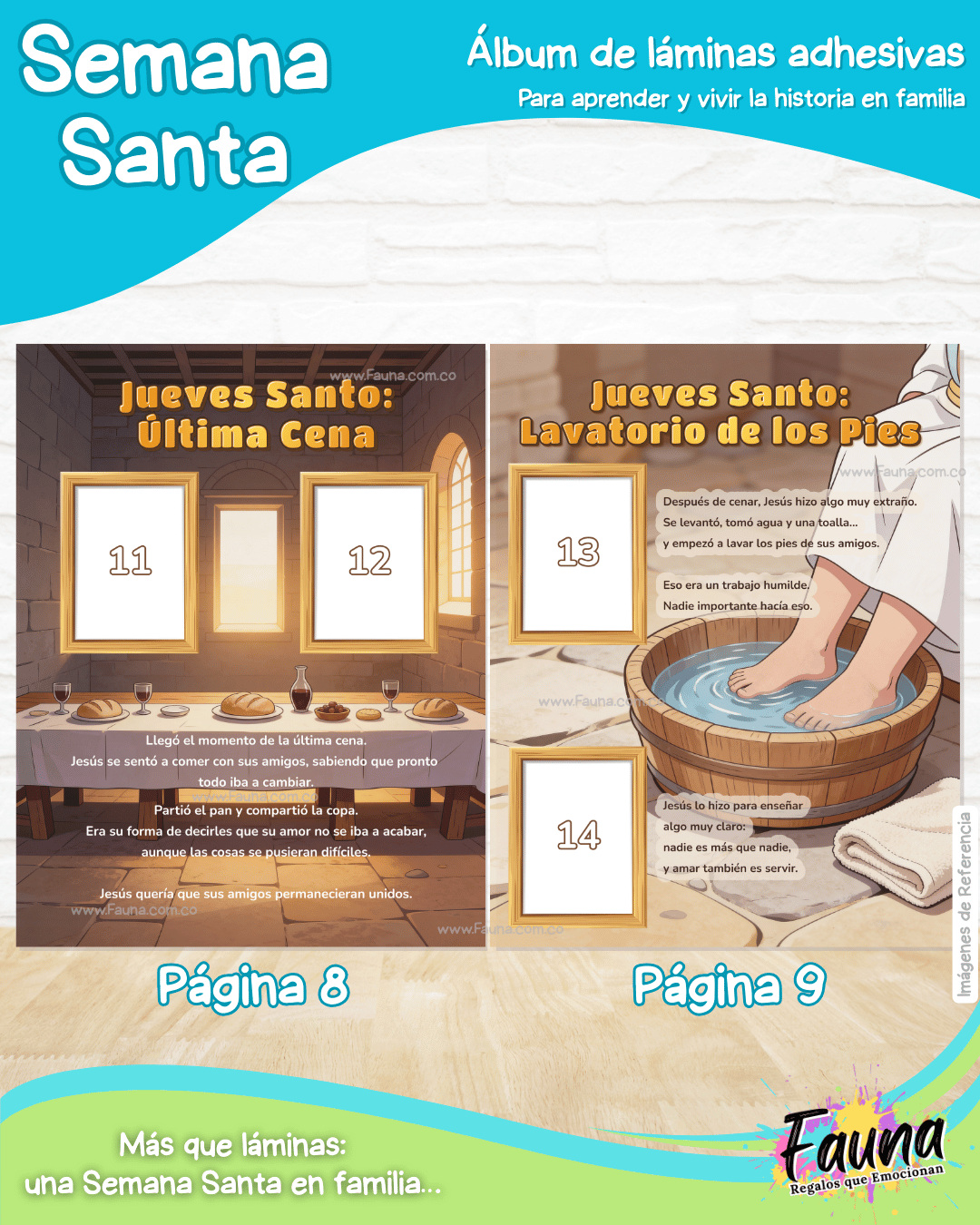 Álbum de Láminas de la Semana Santa 2026 – Para Niños (Incluye todas las láminas)