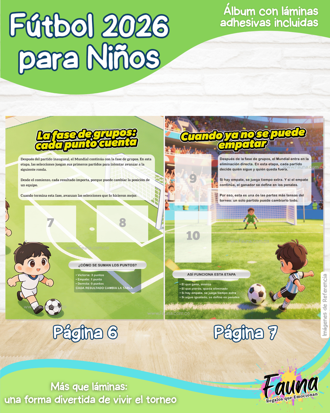 Álbum de Láminas de Fútbol 2026 para Niños (Incluye todas las láminas)