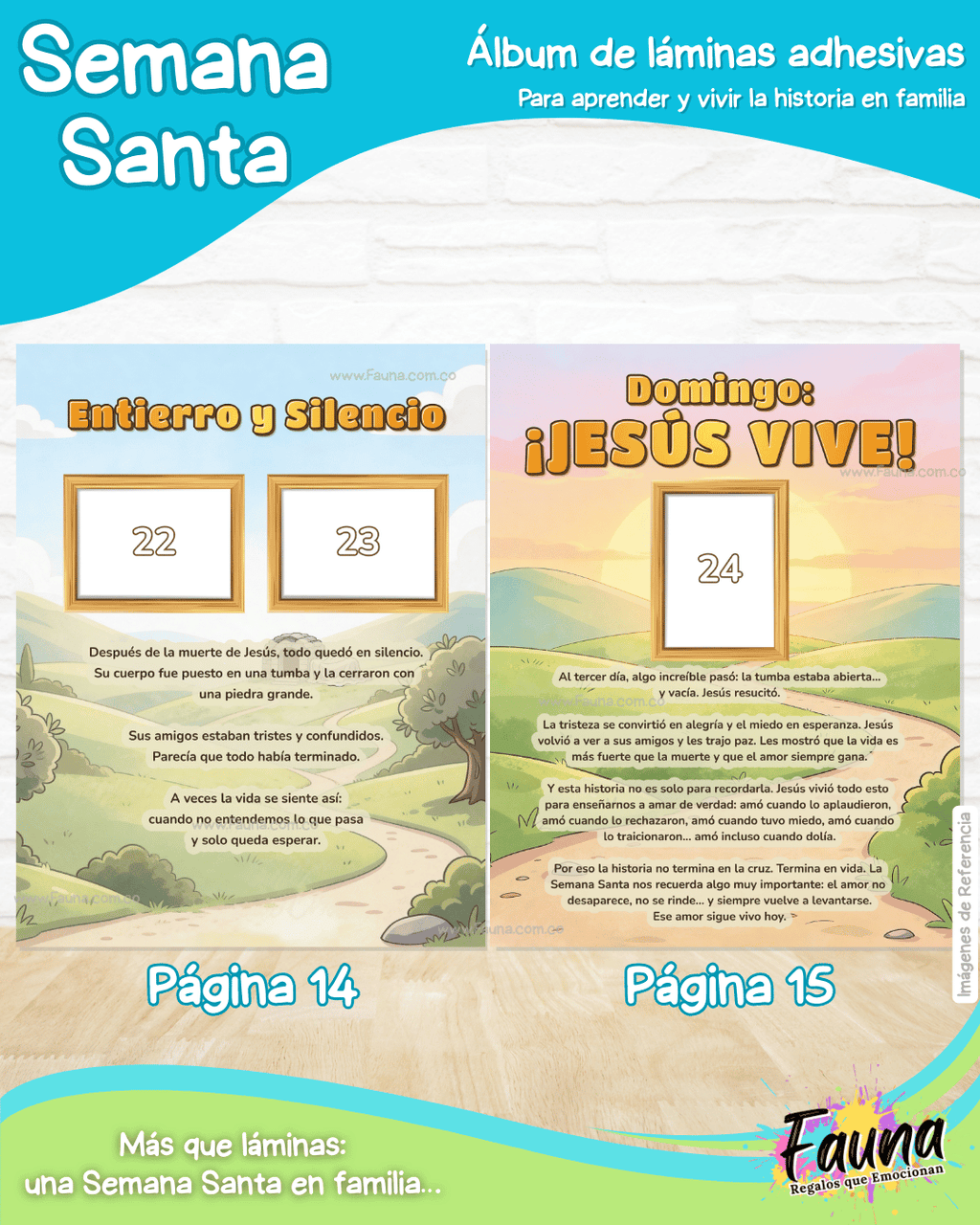 Álbum de Láminas de la Semana Santa 2026 – Para Niños (Incluye todas las láminas)