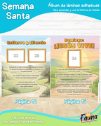 Álbum de Láminas de la Semana Santa 2026 – Para Niños (Incluye todas las láminas)