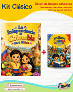 Colombia: Nuestra Historia en Stickers – Álbum de la Independencia para Niños