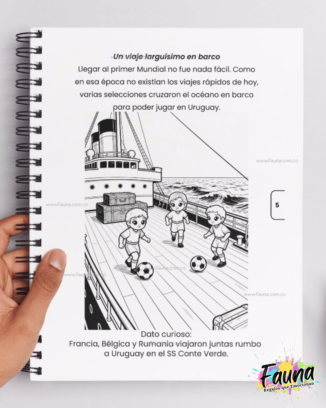 Libro para Colorear y Aprender – La Historia del Mundial para niños