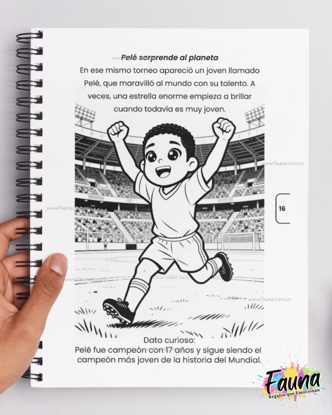 Libro para Colorear y Aprender – La Historia del Mundial para niños