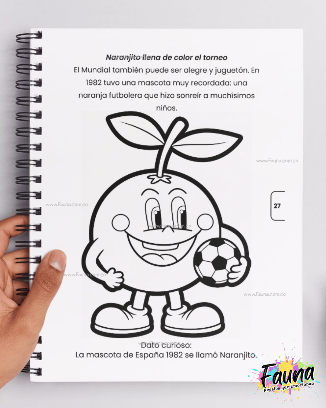 Libro para Colorear y Aprender – La Historia del Mundial para niños