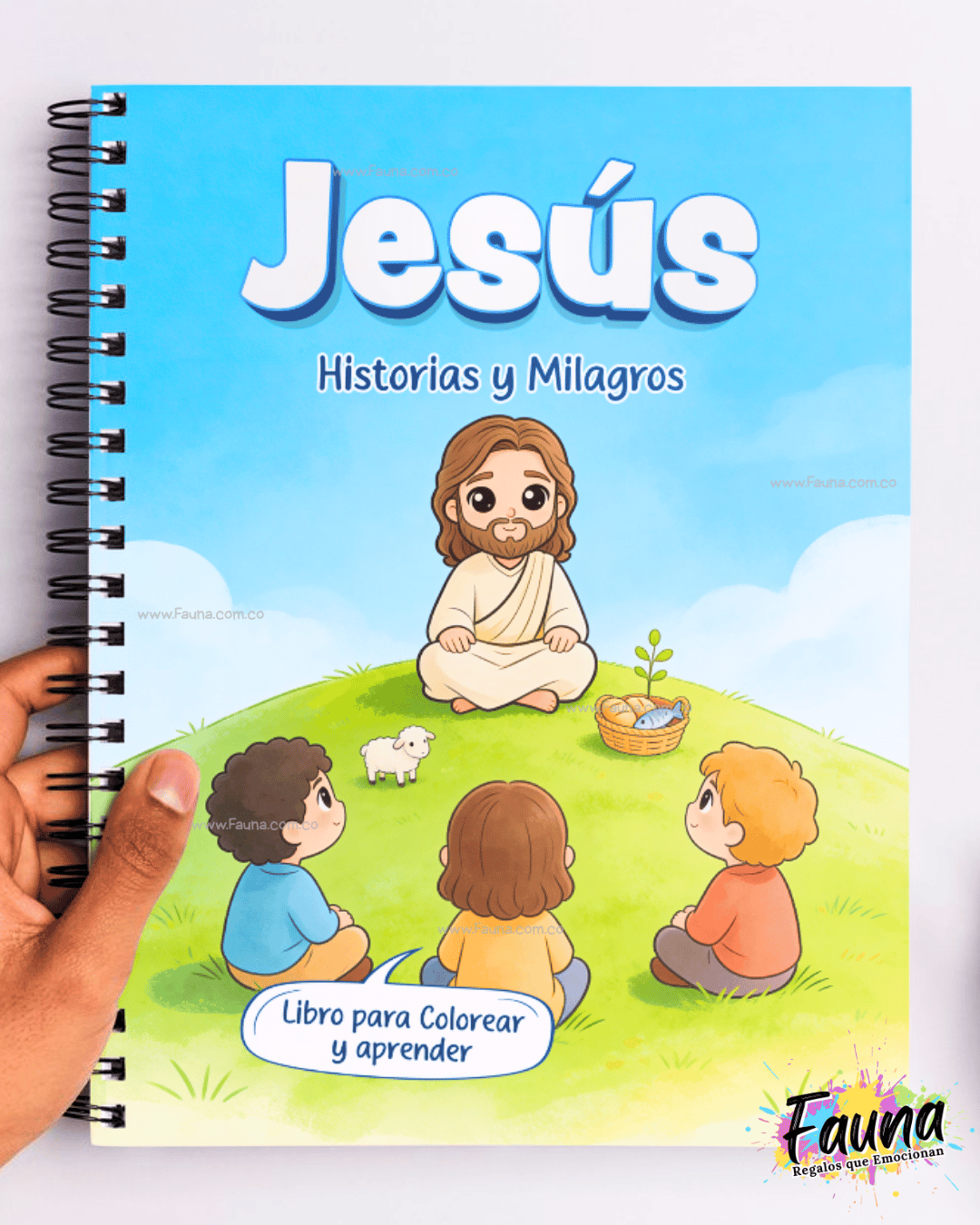 Libro para Colorear y Aprender – Jesús Historias y Milagros
