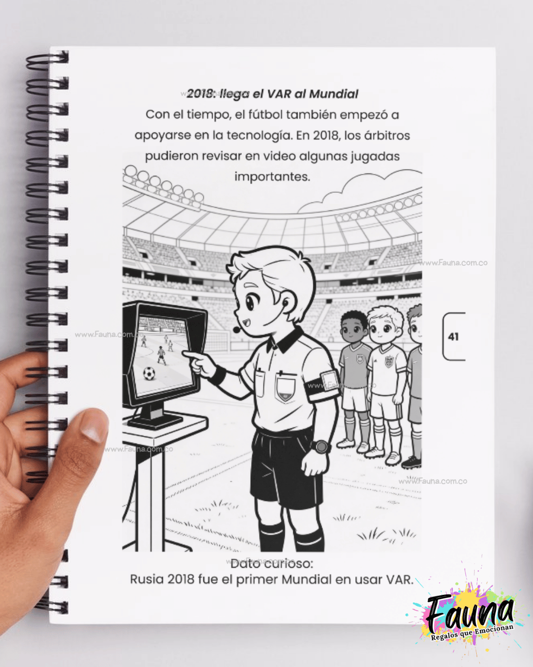 Libro para Colorear y Aprender – La Historia del Mundial para niños