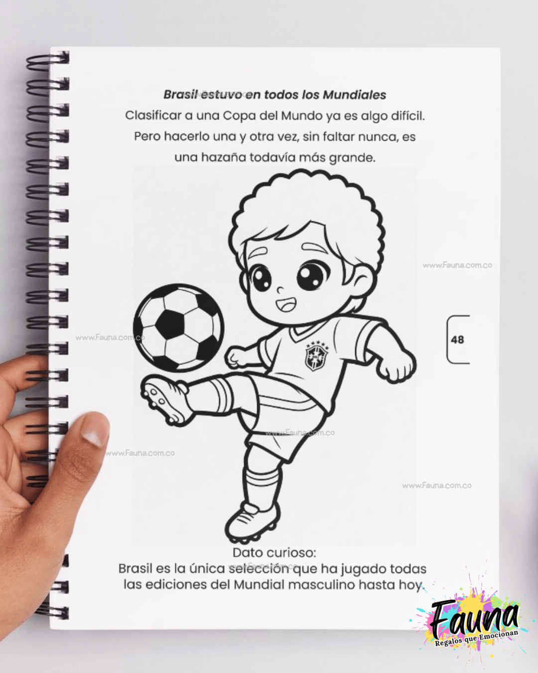 Libro para Colorear y Aprender – La Historia del Mundial para niños