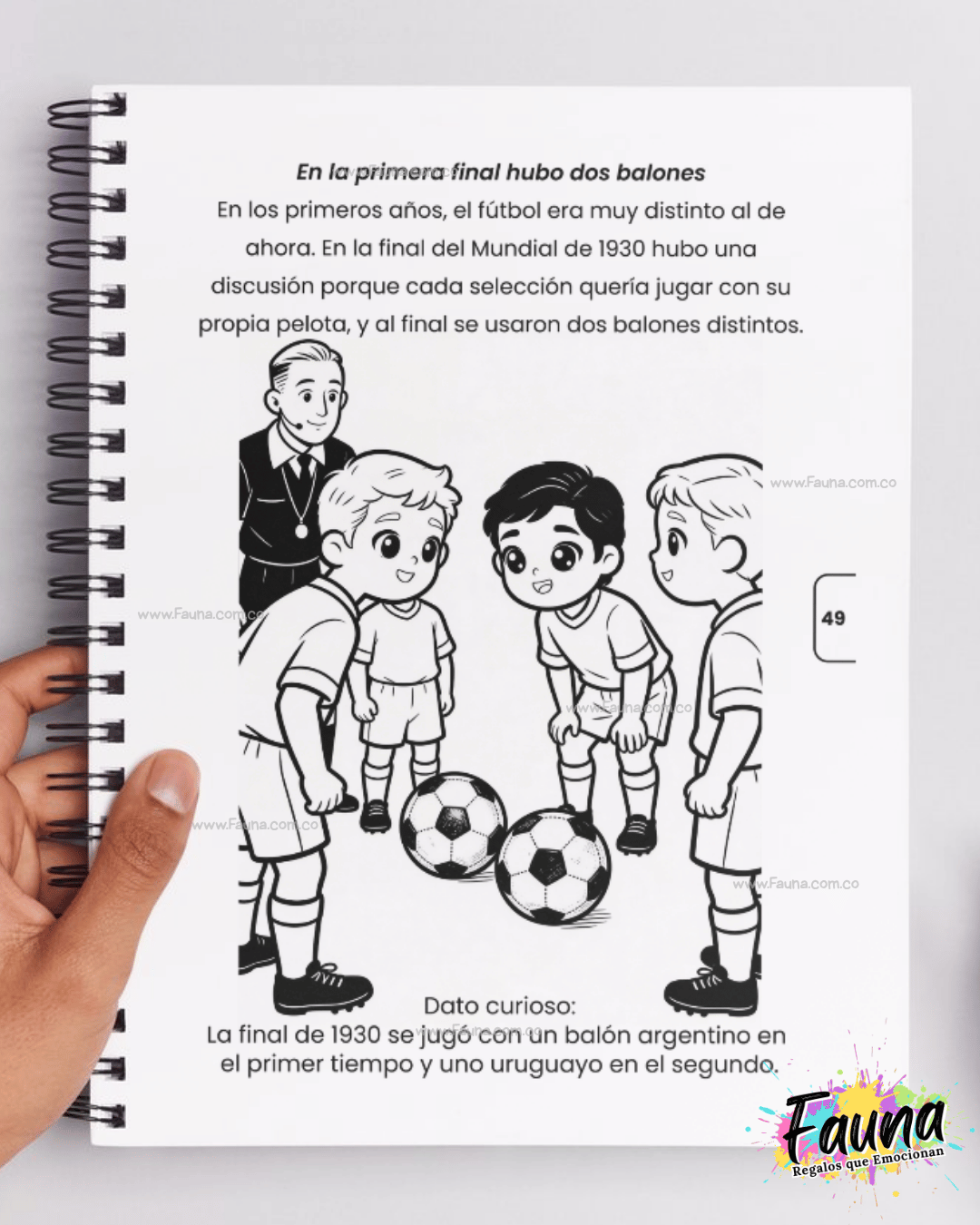 Libro para Colorear y Aprender – La Historia del Mundial para niños