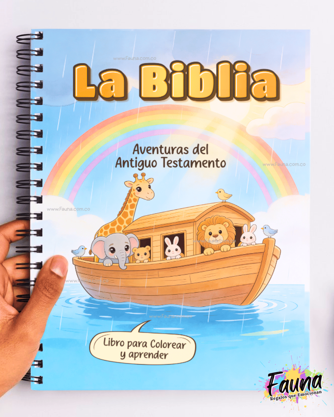 Libro para Colorear y Aprender – La Biblia Aventuras del Antiguo Testamento