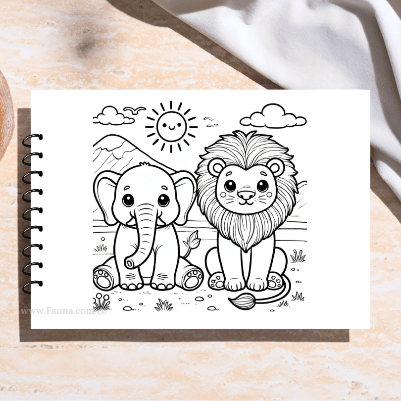📖✨ Libro de Colorear Infantil – La Creación del Mundo (50 hojas)
