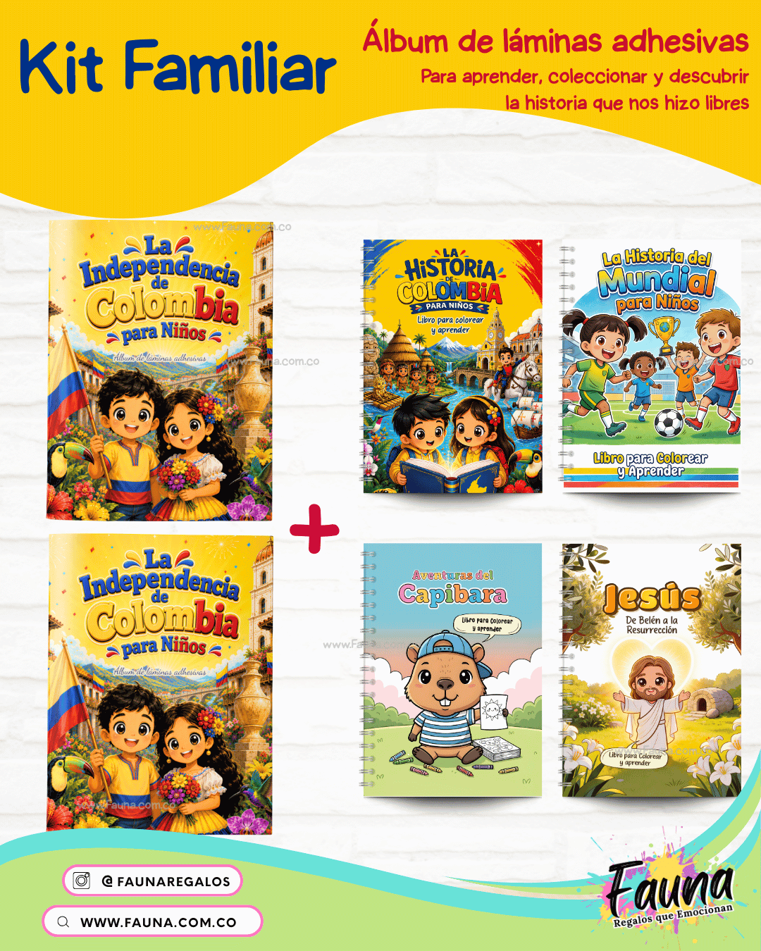 Colombia: Nuestra Historia en Stickers – Álbum de la Independencia para Niños