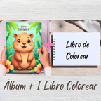 🦫 Álbum de Láminas Capibara – Diversión con el Roedor Más Tierno del Mundo