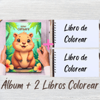 🦫 Álbum de Láminas Capibara – Diversión con el Roedor Más Tierno del Mundo