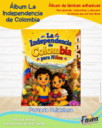 Colombia: Nuestra Historia en Stickers – Álbum de la Independencia para Niños