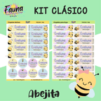 Abejita 🐝 - Etiquetas Escolares Premium Personalizadas