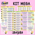 Abejita 🐝 - Etiquetas Escolares Premium Personalizadas