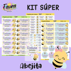 Abejita 🐝 - Etiquetas Escolares Premium Personalizadas