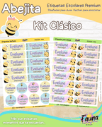 Abejita 🐝 - Etiquetas Escolares Premium Personalizadas