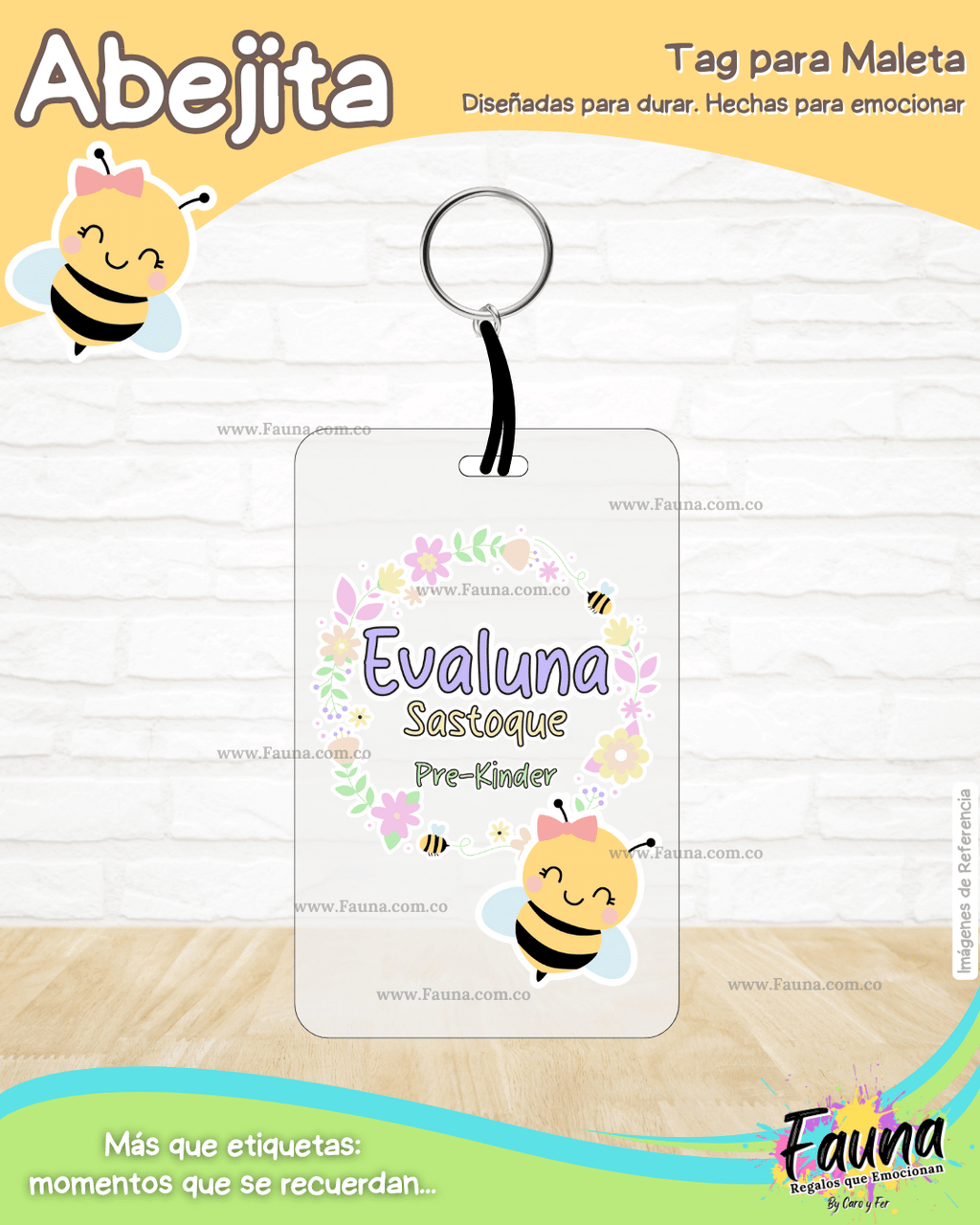 Abejita 🐝 - Etiquetas Escolares Premium Personalizadas