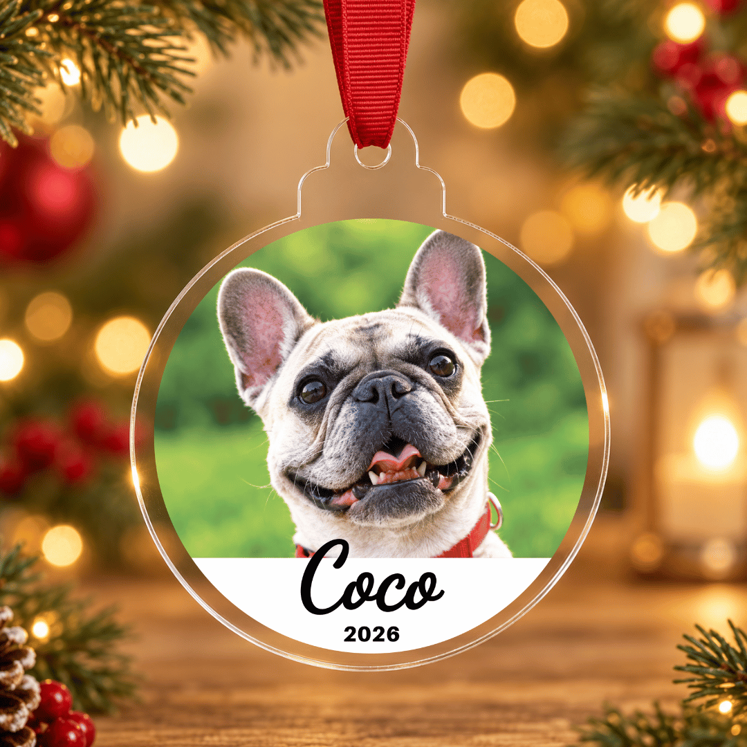 Navidad con Mi Mejor Amigo – Adorno Navideño Personalizado