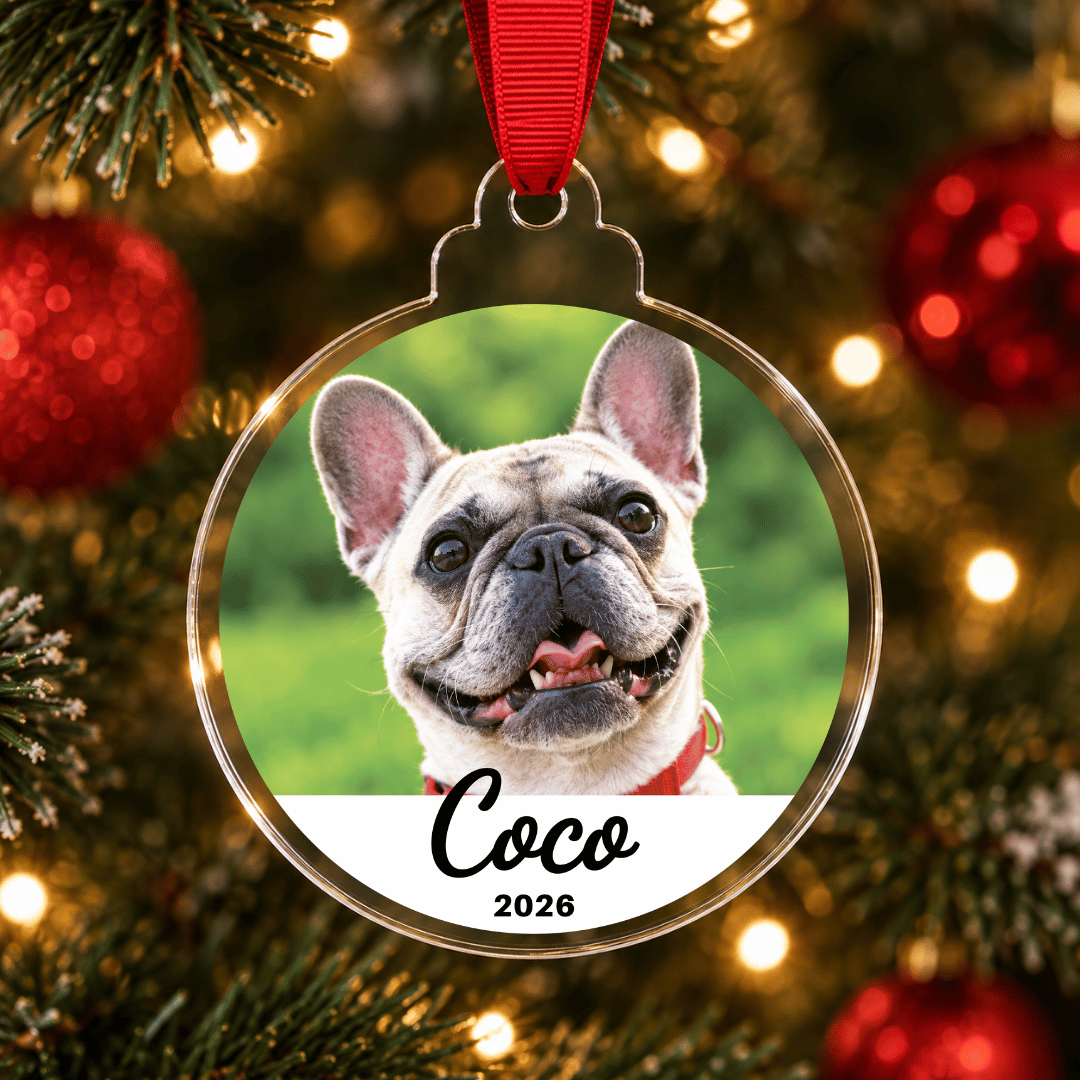Navidad con Mi Mejor Amigo – Adorno Navideño Personalizado