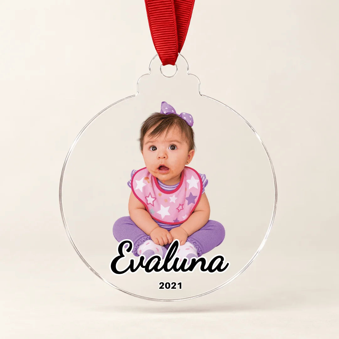 Mi Primera Navidad – Adorno Navideño Personalizado