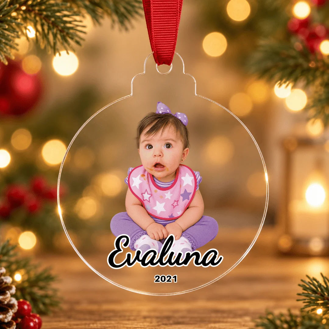Mi Primera Navidad – Adorno Navideño Personalizado