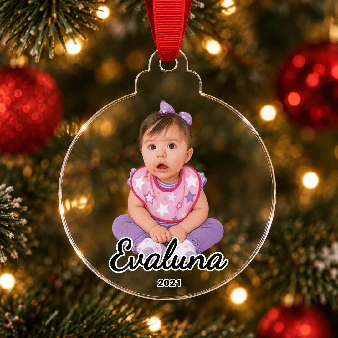 Mi Primera Navidad – Adorno Navideño Personalizado