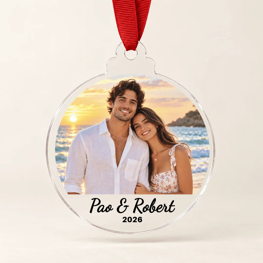 Nuestra Navidad – Adorno Navideño Personalizado