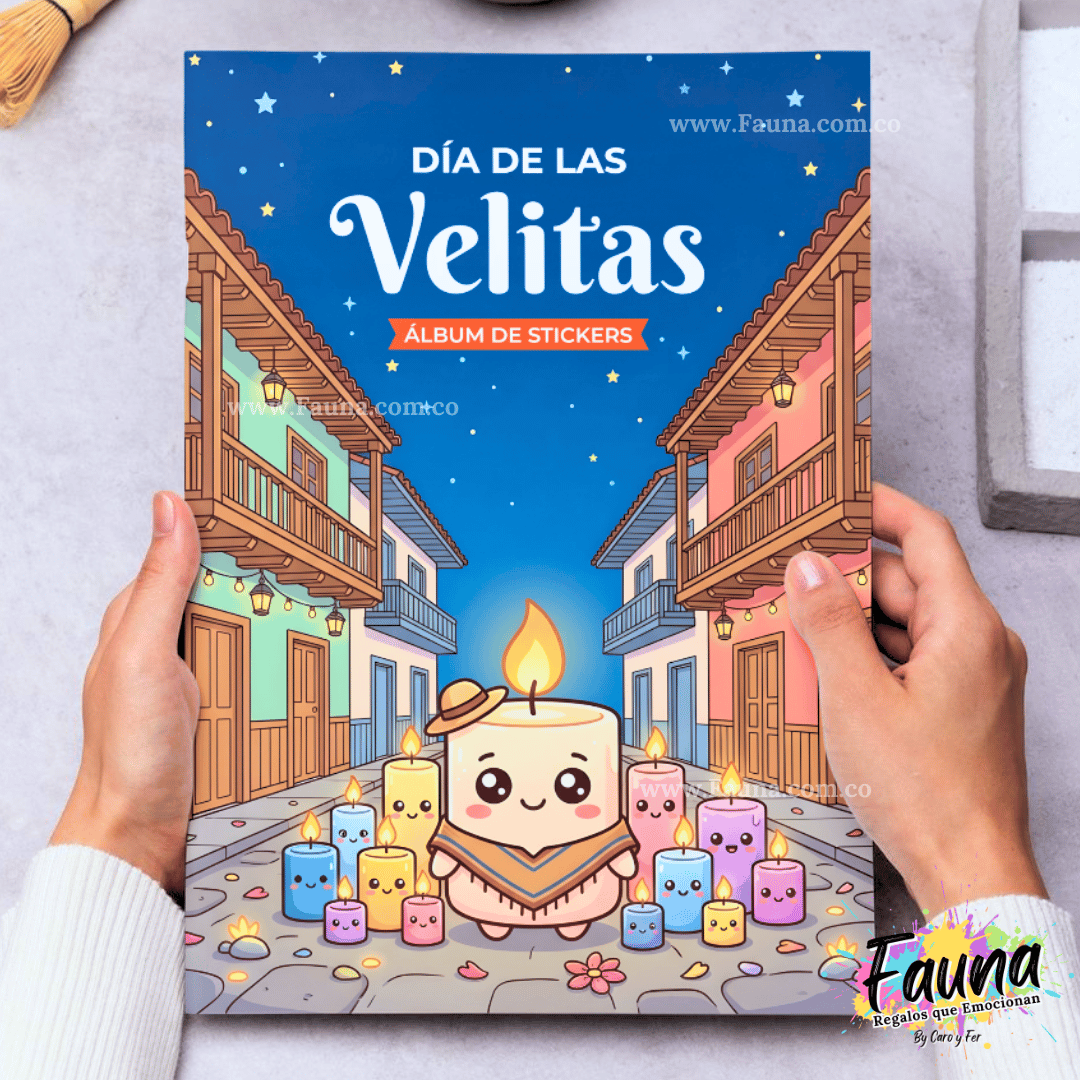 Álbum Día de las Velitas 2025 – Álbum con Láminas tipo Panini 🕯️