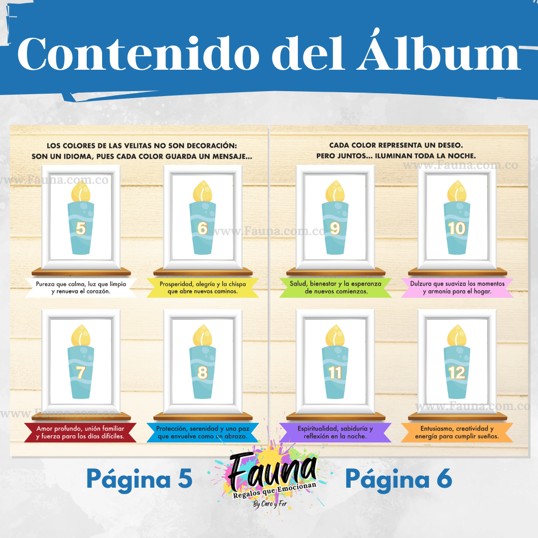 Álbum Día de las Velitas 2025 – Álbum con Láminas tipo Panini 🕯️