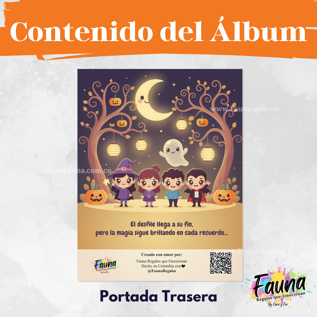 El Desfile de las Linternas Encantadas  – Álbum con Láminas tipo Panini 🎃