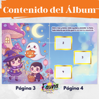 El Desfile de las Linternas Encantadas  – Álbum con Láminas tipo Panini 🎃